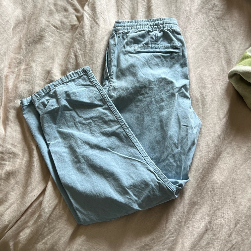 Light Blue Casual Pants